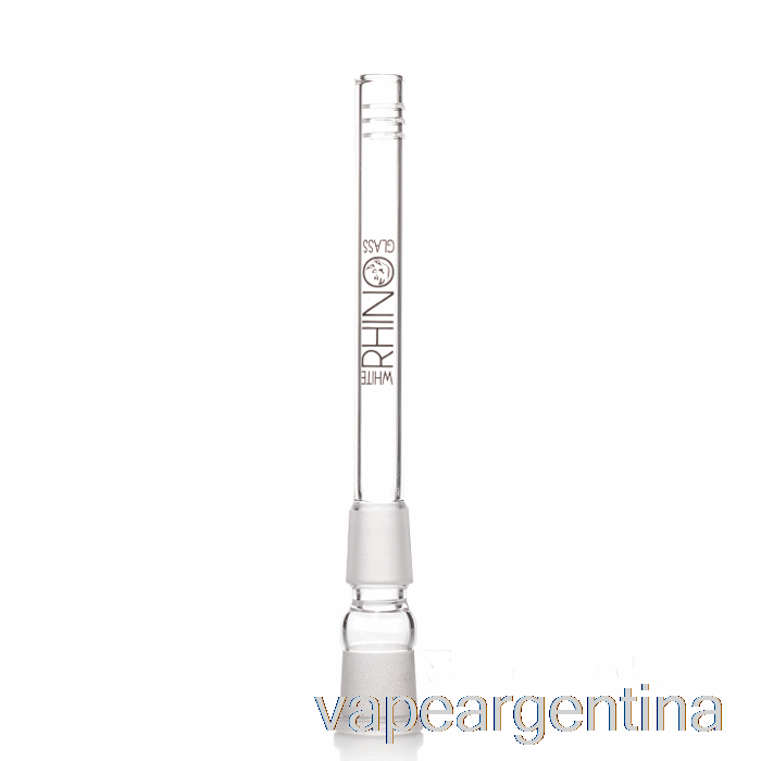 White Rhino 19/19 Vástago De Vidrio De 5,5 Pulgadas, Vaporizador Descartable